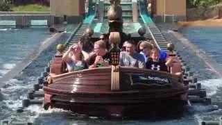 Journey to Atlantis roller coaster at SeaWorld San Antonio