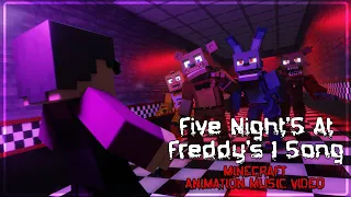 FIVE NIGHTS AT FREDDY'S 1 Song FNAF Animation Minecraft Music Video Remix by @APAngryPiggy