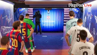 PES 2021 - Barcelona vs Real Madrid - Potential Lineup 2020/2021 - Gameplay PC