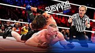 Brock Lesnar Vs AJ Styles Full Match - WWE Survivor Series [Full Match]