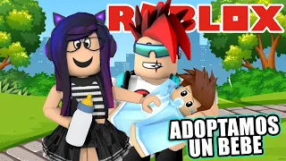 Rutina de Papás en Adopt Me | Adoptamos un Bebe Travieso | Juegos Roblox en Español