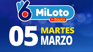 Resultado del MiLoto del Martes 5 de Marzo de 2024  Ganador 😱🤑💰💵