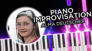 Piano Improvisation (Alma Deutscher) - Piano Tutorial