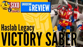 UNBOXING & REVIEW: Transformers Haslab Legacy Victory Saber