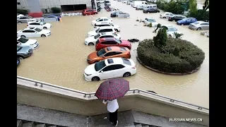 Тайфун "Лекима" в Китае. 13 погибших, 16 пропавших без вести Typhoon "Lekima" in China.