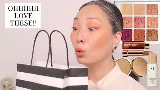 Sephora Try-On Haul - Dior | Saie | Merit Beauty