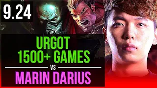 URGOT vs MaRin DARIUS (TOP) | 2.5M mastery points, 1500+ games | Korea Master | v9.24