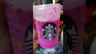 MANGO DRAGONFRUIT with Lemonade /STARBUCKS Refreshers #starbucks #dragofruit #asmr #trending #viral