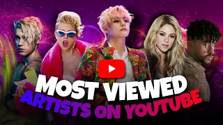 Most Viewed Artists Of All Time On Youtube | Hollywood Time | BTS, Taylor Swift, Bad Bunny, Justin..