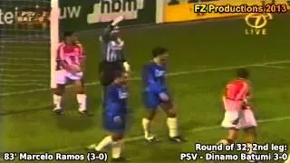 Cup Winners Cup 1996-1997, Round of 32 (2nd leg): PSV Eindhoven - Dinamo Batumi 3-0 (M.Ramos goal)