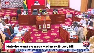 Live: Parliament Considers E-Levy - News Desk on Joy News (29-3-22)