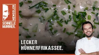 Schnelles Hühnerfrikassee Rezept von Steffen Henssler