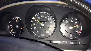 Mercedes 350 SLC - acceleration