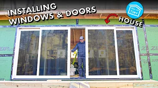 HOW TO INSTALL A WINDOW & EXTERIOR DOOR // Not So Tiny House Build Part 7