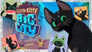 ESTE VIDEOJUEGO ES MUCHISIMO MEJOR QUE STRAY 😻 Juego Completo 😻 LITTLE KITTY BIG CITY