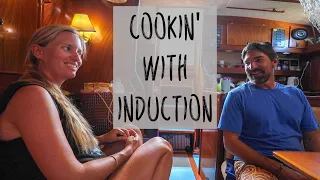 1 YEAR REVIEW - Induction Cooking on a Sailboat -  ELECTRICAL BOAT TECH (3 of 7)