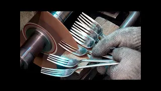 Amazing Fork Manufacturing Process At Factory and Manual Forging Process