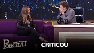 Sonia Abrão explica críticas à estreia de Porchat