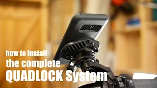 How To Install The Complete Quadlock System & USB Charger [Motorcycle]