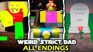 Weird Strict Dad: Chapter 1 and 2 - (All Endings) - Roblox