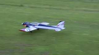 Two Stroke Powered Kyosho Calmato Sports 40 At South Derry Model Flying Club.