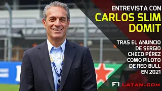Entrevista con Carlos Slim Domit tras anuncio de Sergio Checo Pérez como piloto Red Bull en F1 2021