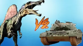 100 СПИНОЗАВРОВ ПРОТИВ 30 ТАНКОВ! ОБЕЗЬЯНЫ ПРОТИВ ТУРЕЛЕЙ! - Beast Battle Simulator