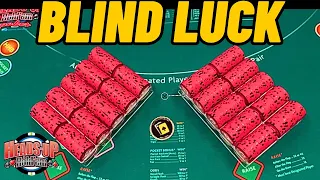 Blind Session Gone Wild $1000 Buy In Heads Up Hold'em Poker