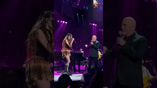 Olivia Rodrigo performs "Uptown Girl" with Billy Joel on stage