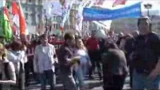 Демонстрация несогласных пл.Восстания 1 мая 2008 СПб
