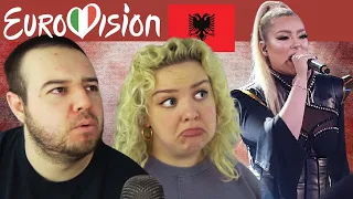 Ronela Hajati - Sekret - Albania National Final - EUROVISION 2022 | COUPLE REACTION VIDEO