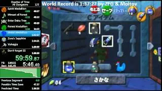 Ocarina of Time All Dungeons Speedrun in 1:35:19