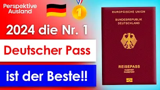 German passport ranks 1st in global comparison