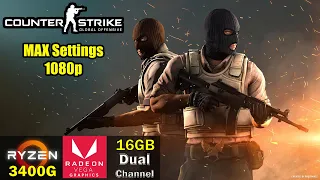 CS:GO | Ryzen 5 3400g + Vega 11 + 16gb DC (3200mhz) | MAX Settings - 1080P