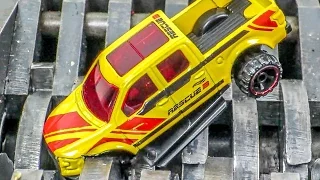 Shredding Hot Wheels Rescue Vehicles!  What's Inside?