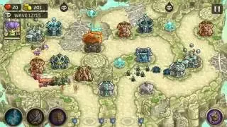 Kingdom Rush Origins walkthrough [Android]: Level 15 (veteran, 20 lives, no item)