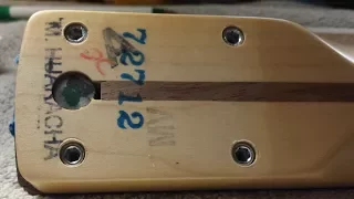 Installing Steel Inserts and Stainless Steel machine screws into a USA Fender Stratocaster Neck