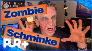 Schminkt euch zum Halloween-Zombie - PUR+ | ZDFtivi