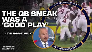Tim Hasselbeck: Alabama's last play was actually a GOOD PLAY 👀 | SportsCenter with SVP