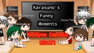 Haikyuu Captains React/First gacha video