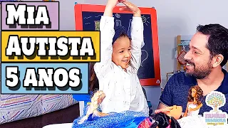 MIA, MENINA AUTISTA de 5 anos dá Entrevista para o PAI PSICÓLOGO