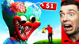 Buying Every ZOMBIE HUGGY For 1$ (GTA 5)