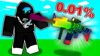 Only 0.01% players have these weapons in Roblox..
