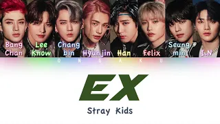 Stray Kids (스트레이 키즈) - Ex (미친 놈) | Color Coded HAN/ROM/ENG Lyrics