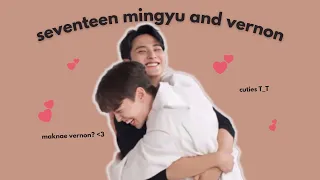 vernon acting like a maknae around mingyu