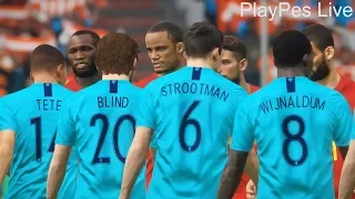 PES 2018 - BELGIUM vs NETHERLANDS - Full Match & Amazing Goals - PC Gameplay 1080p HD