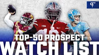 The Top-50 2024 NFL Draft Prospects Watch List | College Football | Ian Cummings