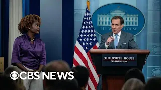 White House holds briefing as Israel hostage negotiations continue | full video