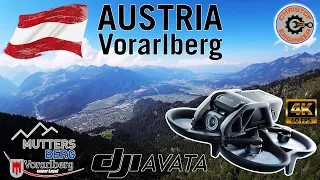 AUSTRIA 4K - Vorarlberg Austria - DJI Avata Flight over Muttersberg