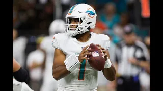 Miami Dolphins QB Tua Tagovailoa vs. New Orleans Saints